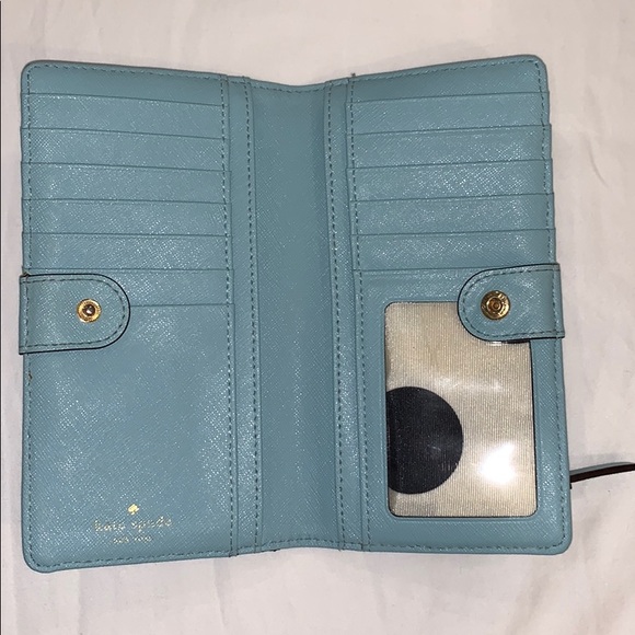 Kate spade blue bifold wallet - Picture 3 of 3